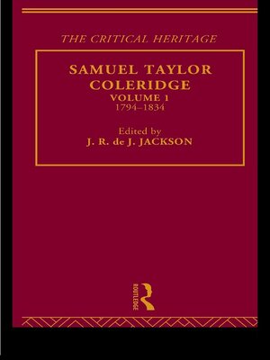 cover image of Samuel Taylor Coleridge